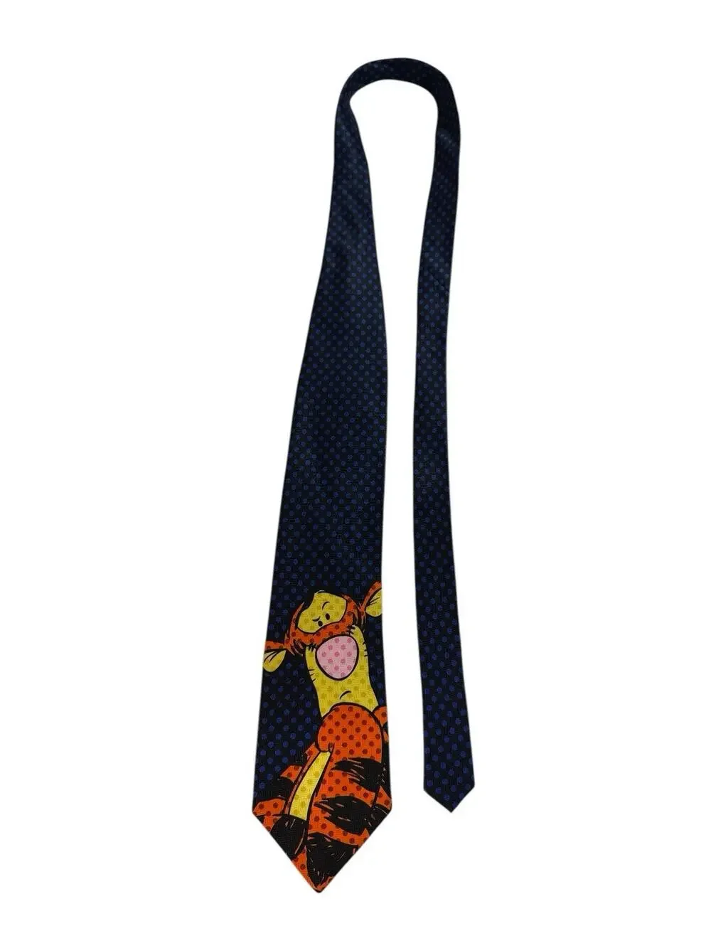 Disney Winnie The Pooh Tigger Cartoon Vintage Novelty Necktie Polyester